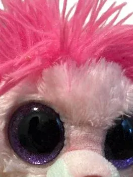 Ty Beanie Boos Fluffy Löwe Pink Rosa Plüschtier Kuscheltier 15 cm