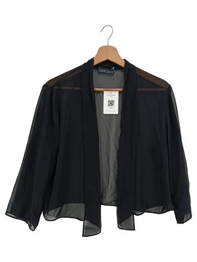 Ambiance Leichte Jacke Damen 32/XXS Schwarz Elegant Modisch