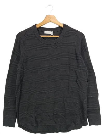 FRANSA Pullover Damen Gr. 38/M Schwarz Klassisch Elegant Strick