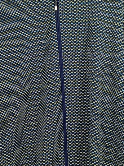 Walbusch Herren Strickjacke Gr. 56/3XL Blau Baumwolle Reißverschluss