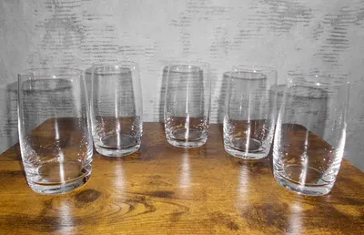 Bohemia Crystal Trinkgläser Set 5 Stk. Wassergläser Transparent 14cm Glas