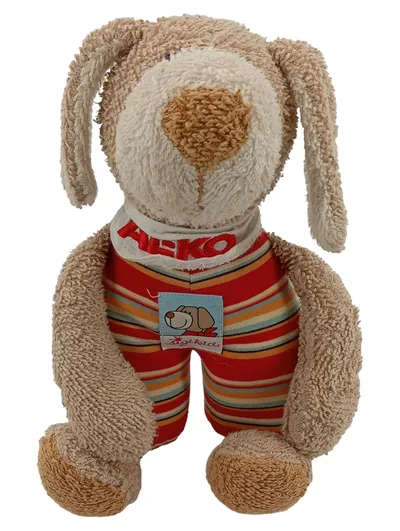 SIGIKID Baby Kuscheltier Hund B201046 gestreift mehrfarbig 22cm