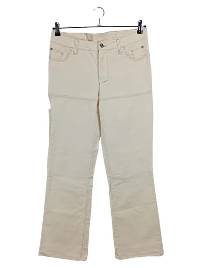 ROFA Damen Stoffhose Baumwolle Casual Beige Gr. W29/38/M L30