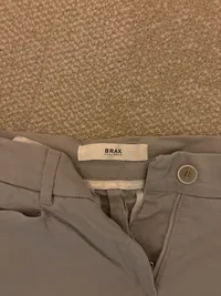 BRAX Damen Stoffhose Chino Gr. 36 Grau Baumwolle Casual 4