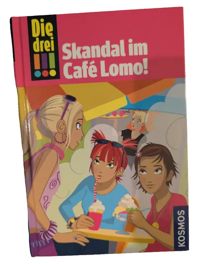 Die drei !!! Skandal im Café Lomo Jugend Kriminalroman Taschenbuch Kosmos