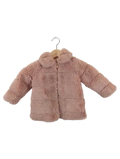 LINDEX Fleecejacke Kinder Mädchen Gr. 92 Rosa Kuschelig Warm