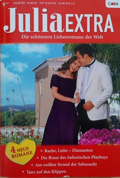 Cora Julia Extra 9, 07 Liebesroman 4 neue Romane Rache Liebe Diamanten