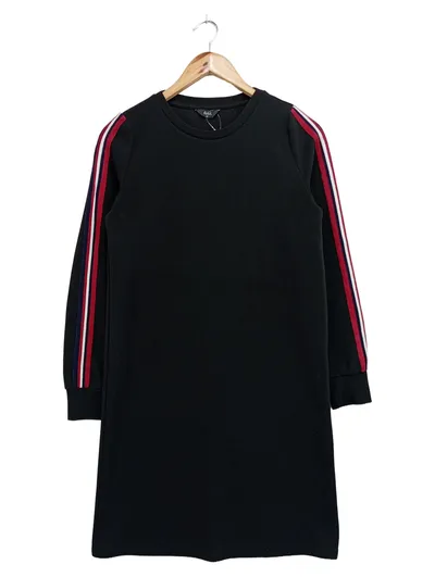 DUST. Damen Freizeitkleid Gr. 34/XS Schwarz Sportlich Streetwear