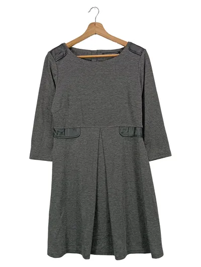 PHILOSOPHY BLUES ORIGINAL Freizeitkleid Damen Grau 38/M Klassisch Elegant