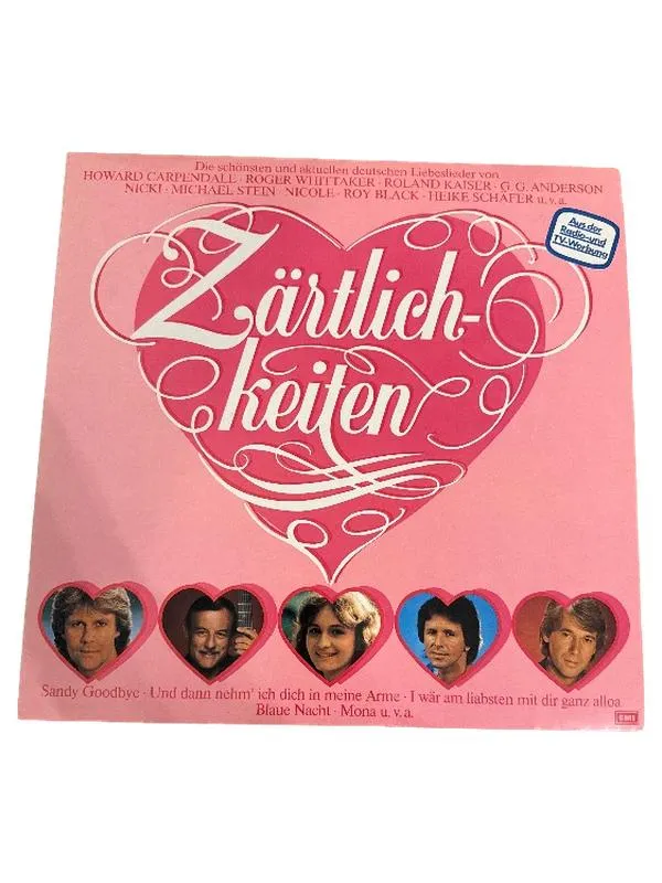 Zärtlichkeiten Vinyl LP Schlager Sampler EMI Various Artists 1