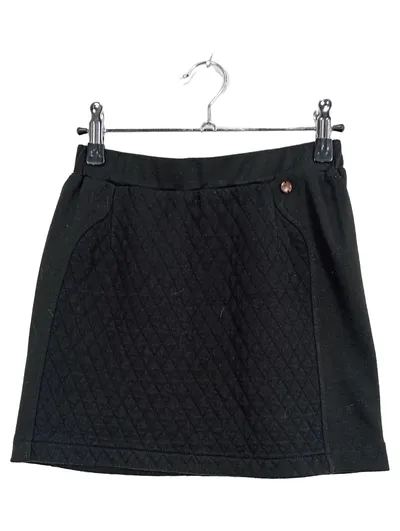 Garcia Jeans Mädchen Rock Gr. 152 Schwarz Gesteppt Minirock