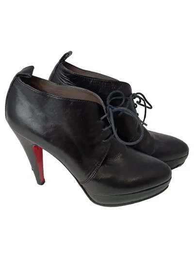 PHILLIP HARDY Damen Stiefelette Elegant Schwarz Gr. 37,5 High Heels