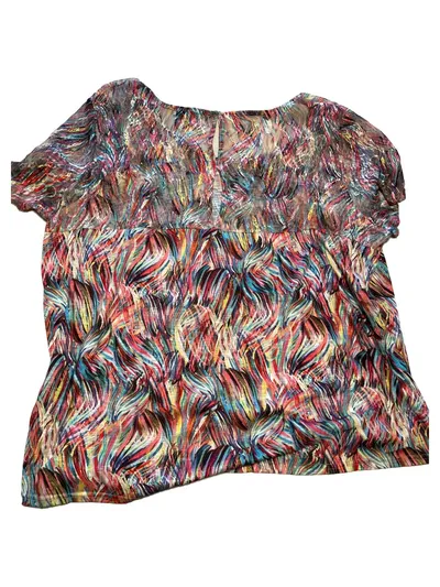 Jean Marc Philippe Damen Bluse Gr. 54 Mehrfarbig Spitze Polyester