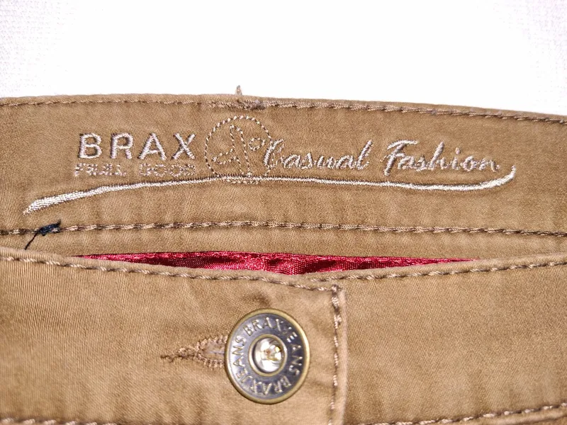 BRAX Casual Fashion Damen Stoffhose Gr. 40 Braun 5-Pocket Baumwolle 2