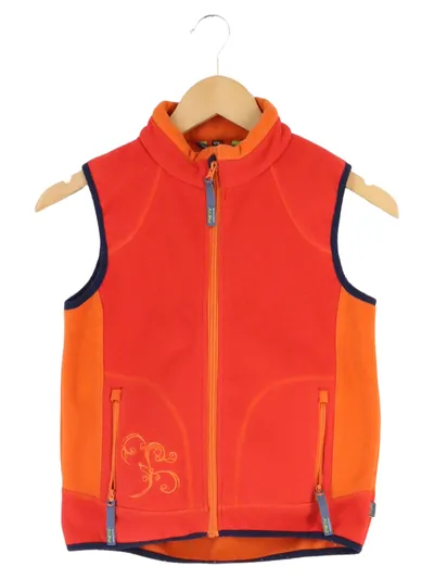 MERU Kinder Funktionsweste Gr. 128 Rot Outdoor Sportlich Weste