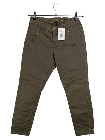 s.Oliver Selection Damen Cargohose Oliv Gr. 38 W29 Stretch