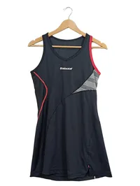 Babolat Damen Tennis Kleid Sport Trägerkleid Schwarz Gr. M 38 1