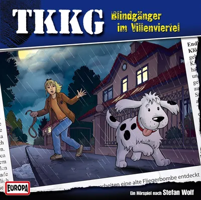 TKKG Hörspiel CD Blindgänger im Villenviertel von Stefan Wolf Deutsch