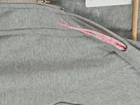 Diesel Sweatjacke Weste Kapuze Damen Grau Gr. 36;S Scuba Attack Print Baumwolle 4