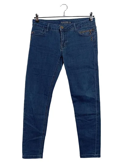 BLUE FIRE CO Jeans Slim Fit Damen Hose Baumwolle Blau Gr W29/38 M
