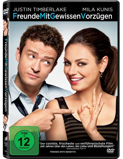 Freunde mit gewissen Vorzügen DVD Justin Timberlake Mila Kunis Romcom