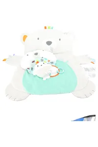 BRIGHT STARTS Activity Center Spieldecke Bär Beige 77cm Baby Kinder 1