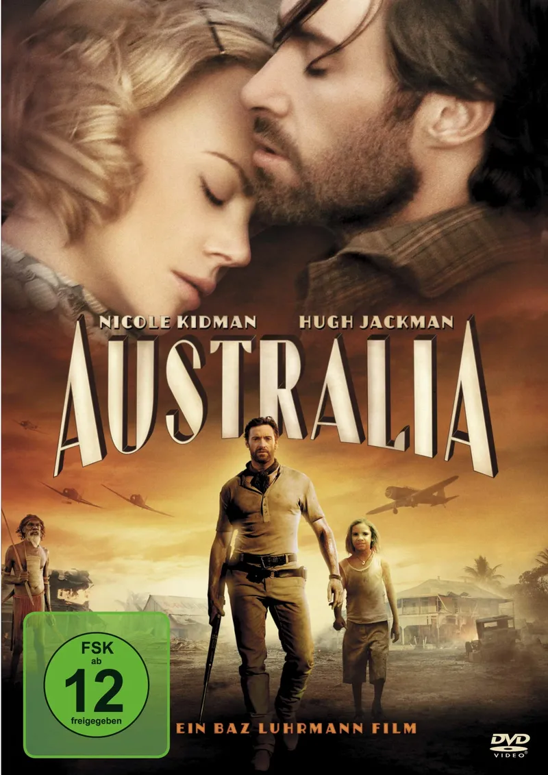 Australia DVD Abenteuerfilm Nicole Kidman Hugh Jackman Baz Luhrmann 1