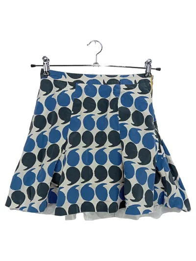 BAND OF OUTSIDERS Faltenrock Damen 36/S Mehrfarbig Abstrakt Vintage Minirock