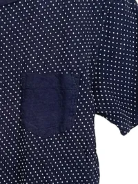 ARMEDANGELS Herren T-Shirt Gr. S Navy Blau Punkte Brusttasche Organic 2
