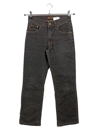 ANGELS Damen Jeans Regular Fit Gr. 34/W32 Schwarz Casual