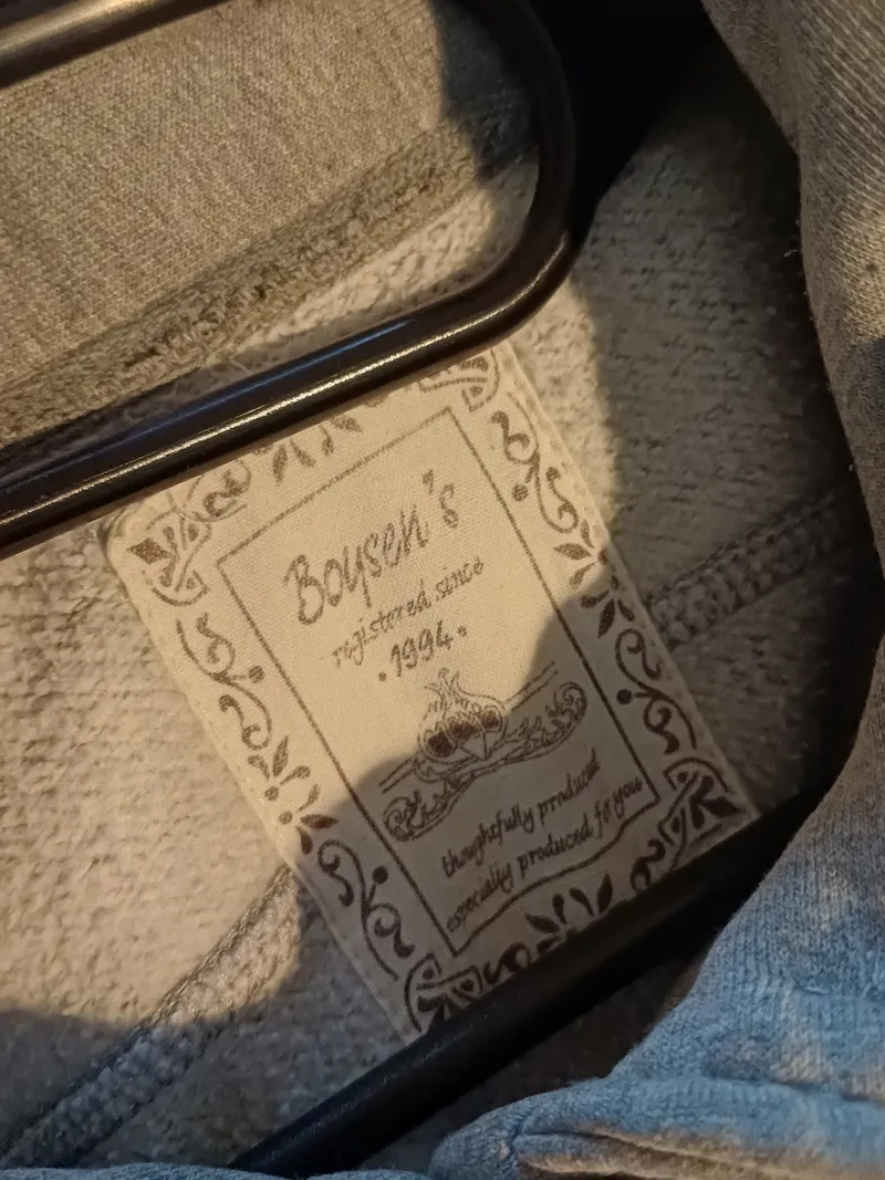 Boysen's Sweatjacke Damen Gr. 36/38 Grau Kapuze Knopfleiste Casual 5