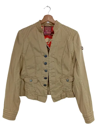 FRIEDA & FREDDIES NEW YORK Leichte Jacke Damen 40/M Beige Casual Modern