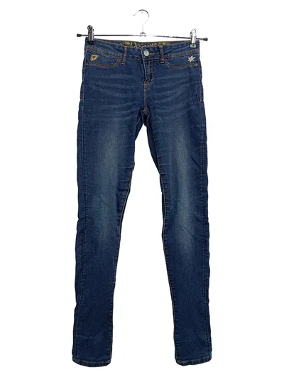 DESIGUAL Jeans Skinny Fit Damen 43760 Blau W24/32/XXS Stretch Casual
