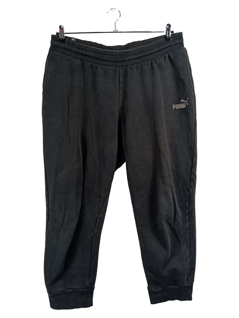 PUMA Jogginghose Damen XL Schwarz Trainingshose Sporthose Baumwolle 1