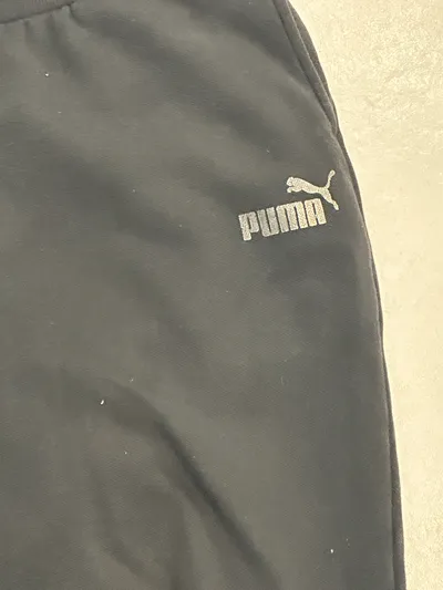 PUMA Jogginghose Damen XL Schwarz Trainingshose Sporthose Baumwolle