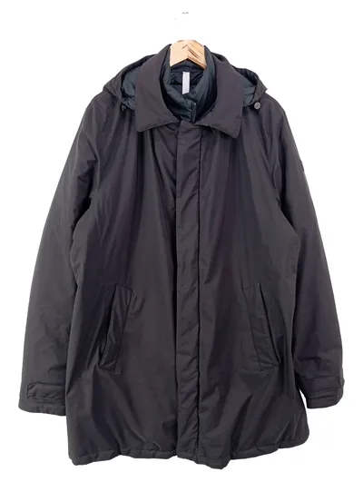 BRAX Herren Winterjacke Gr. 56/XXL Braun Klassisch Casual Kapuze