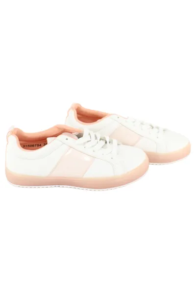 RAPID SOUL Damen Sneaker low Gr. 38 Weiß Pink Casual Sportlich Modern