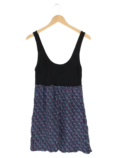 DOTTI Sommerkleid Damen Gr. 38 Mehrfarbig Blumenmuster Bohemian Viskose