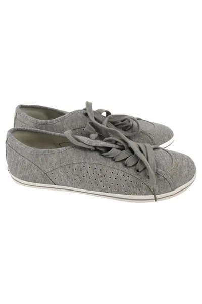 BUFFALO Damen Sneaker low Gr. 37 Grau Casual Freizeitschuh