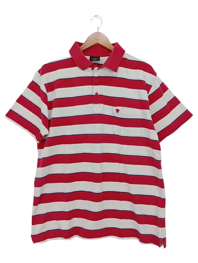 C.COMBERTI Herren Poloshirt Gestreift 54/XXL Mehrfarbig