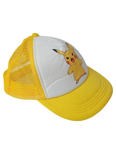 Pokémon Pikachu Basecap Kappe Gelb Trucker Cap Mesh Mütze Anime Verstellbar