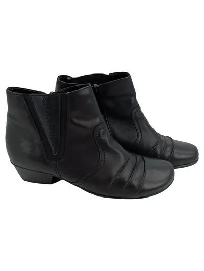 REMONTE Damen Stiefelette Gr. 39 Schwarz Klassisch Casual Reißverschluss