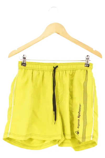 Aqua Sphere Badeshorts Herren Gr. 48 Gelb Sportlich Schwimmhose
