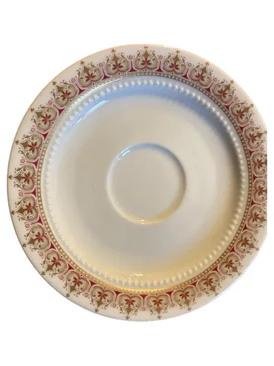 Eschenbach Unterteller Porzellan Weiß Florales Muster Klassisch 15 cm