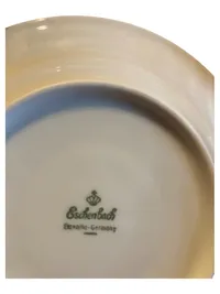Eschenbach Unterteller Porzellan Weiß Florales Muster Klassisch 15 cm 2