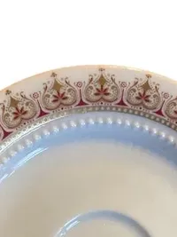 Eschenbach Unterteller Porzellan Weiß Florales Muster Klassisch 15 cm 3