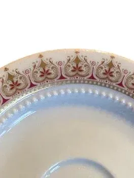Eschenbach Unterteller Porzellan Weiß Florales Muster Klassisch 15 cm 3