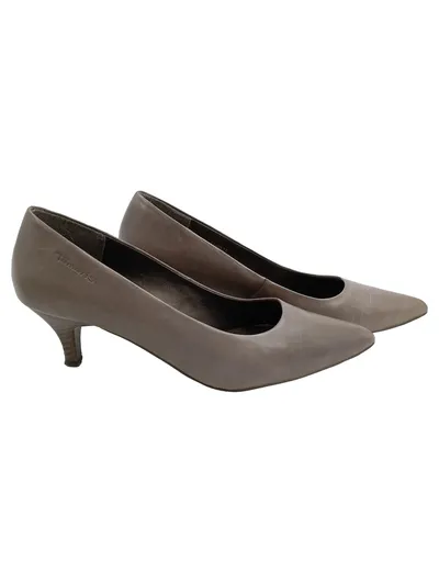Tamaris Damen Pumps Gr. 37 Beige Elegant Business Klassisch