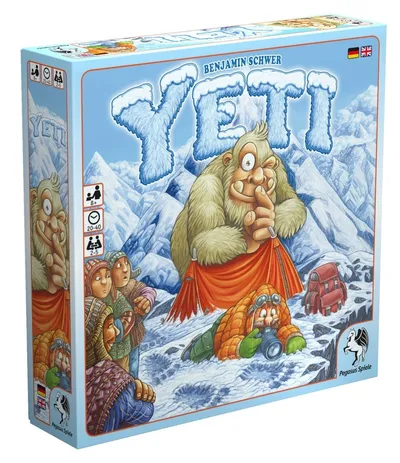 Pegasus Spiele Yeti Würfelspiel Benjamin Schwer Abenteuer Familienspiel
