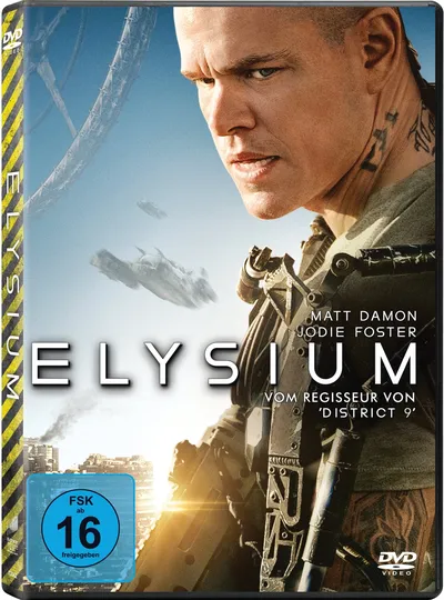 Elysium DVD Science-Fiction Film Matt Damon Jodie Foster FSK 16